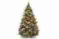 42043 Artificial Tree Christmas Carolina Pine Pre-lit Elegant 86 Flocked Cones 7-1 2 633252242043