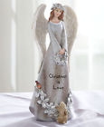 428079032 Unbranded Elegant Love Warms The Heart Sentiment Christmas Angel Statue