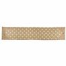 4395019 Mud Pie Christmas Glitter Dining Burlap Gold Polka 718540347560