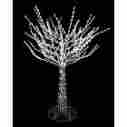 4407463w-18uho Unbranded Outdoor Holiday Homes Christmas Yard Decorative White Led Lighted Tree Sculpture