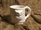 4413212 William Sonoma Pottery Barn White Figural Mug Mugs Owl Ceramic