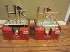 444600097556 Harvey Lewis Nwt His Hers Christmas Stocking Holders