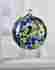 469182 Giftcraft Green Blue And Yellow Color Glass Friendship Ball Christmas Ornament Decoration 067103428018