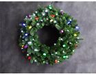 4723172-30ho1 Home Accents Holiday Artificial Christmas Wreath Spruce Led 0030075653634