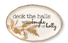 473307 Grasslands Road Holiday Deck The Halls Oval Tray 013051727413