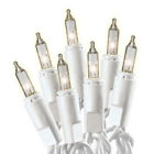 48600-88a Holiday Wonderland Christmas Clear Set White Wire 052088015896