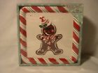 4893948901340 Unbranded Glittering Goodies Gingerbread Square Dessert Plates