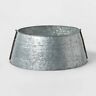 490510316287 Wondershop Galvanized Christmas Tree Collar Silver Missing Pins