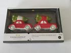 492000814716 Threshold New Christmas Salt And Pepper Shakers Vintage Car Tree
