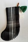 493240110521 Hearth Hand With Magnolia Stocking Black White Joanna Gaines