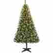 4962867494 Holiday Living Pre Lit 6.5 Foot Artificial Christmas Tree With Clear Lights 749628674940