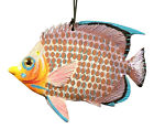 4orn12 Charlotte International Carribean Sea Hanging Tiki Tropical Decor Fish Ornament