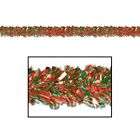50281-rg  Beistle Flame Resistant Red And Green Metallic Festooning 781147147031
