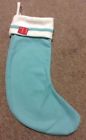 51031942 Wondershop Light Blue White Plain Holiday Stocking Xmas Target