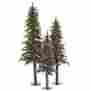 51680 Vickerman Alpine Christmas Tree Set Of 3 Pre Lit 500 Clear Lights Warranty Holiday Decor 0738834151680