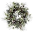 51997l Regency Int Frosted Mixed Pine Wreath Operated Led 743902415540