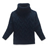 520-cyi3-black-14 Vifuur Kids Soild Turtleneck Sweater Boys Girls Knit 5029221361474