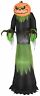 5358364889560 Unbranded Halloween Yard Decor Reaper Pumpkin Airblown Inflatable