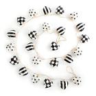 53918-59 Black And White Heart Garland