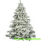 55368 Vickerman Flocked Alaskan Christmas