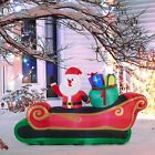 55628 Christmas Inflatable Decoration Santa In Sleigh Ft Outdoor 689749355628