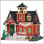 109318 55949 Lemax School Gingerbread Fest Porcelain Lighted Building Prority Shipping