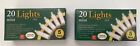 60-138csb Greenbrier Count Clear Mini Light Wire Christmas Get Boxes New