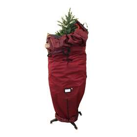 612 Vermont 855105008228 Artificial Christmas Tree Red Storage Bag Heavy-duty Upright Nib