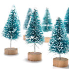 629770552290 Unbranded Mini Sisal Christmas Trees With Snow Frost