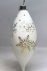 636189472910 Holiday Lane Macy White Gold Silver Glitter Snowflake