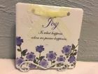 639277267115 Greenbriar International Joy Tile Plaque
