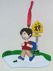 659839770723 Polar Elementary School Kindergarten Boy Personalized Christmas Ornament