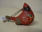 661371554631 Ganz Ornament Red Cardinal With Flower Very Special