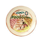 663698374398 Vietri Irresistibly Italian Toscana Hand Painted Round Countryside
