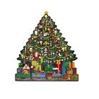 688524004034 Paper Chase New Traditions Wooden Christmas Tree Advent