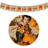 6902519621339 Bobora Thanksgiving Day Thankful Pumpkin Maple Leaves Banner