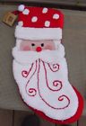 6952658821305 Glitzhome Hooked Santa Christmas Stocking Nwt