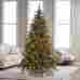 5953-75c 699.99 Cashmere Tree 7.5 Ft Pre-lit Iced Hard Needle Pine Christmas Retail
