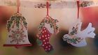 40853 70078 40968 Southern Living At Home House Set Of Ornaments Dove Bell