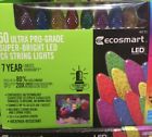 702155ho1 Ecosmart New String Multicolor Christmas Light Led Festive 0030075654310