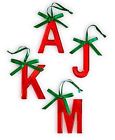7062562981534 Holiday Lane Red Initial Ornament
