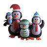 715833061806 Lb International Inflatable Lighted Penguin Family Christmas Outdoor