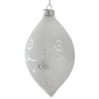 715833376283 Melrose Ing White Shiny Silver Holly Leaf Swirl