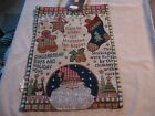 719663091927 Trim Home Christmas Tapestry Country Wall Hanging New
