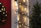 72-524 Members Mark Shimmering Led Garland Lights Warm Count Member