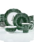 727870054703 Fifth Holiday Winter Ball Green Round Serving Bowl