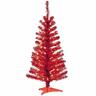 729083189326 National Tree Company Artificial Christmas Red Tinsel White