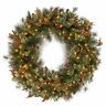 729083205484 National Tree Company Artificial Christmas Wreath Green Wintry