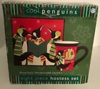 730384093755 Unbranded Certified International Nib Cool Penguins Christmas Piece