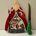 730384126170 Certified International Jim Shore Santa Cheese Plate With